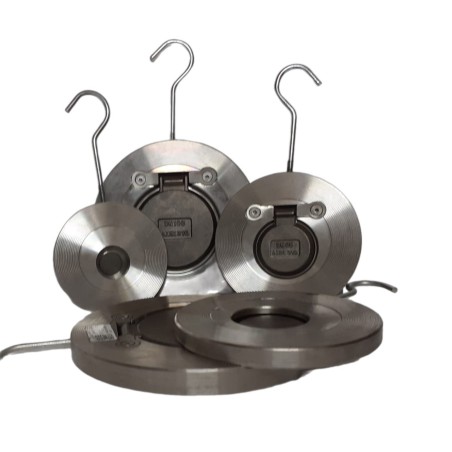 RVS TUSSENFLENS TERUGSLAGKLEP DN-125