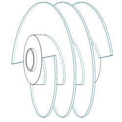RVS verdringer waaier
