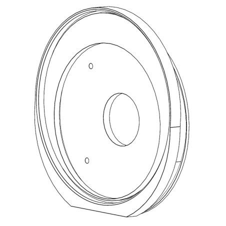 Bronzen slijtplaathuis